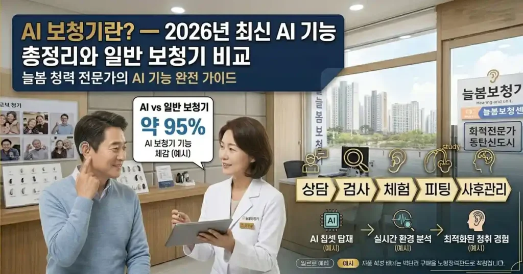 AI 보청기 가격 실용성 비교