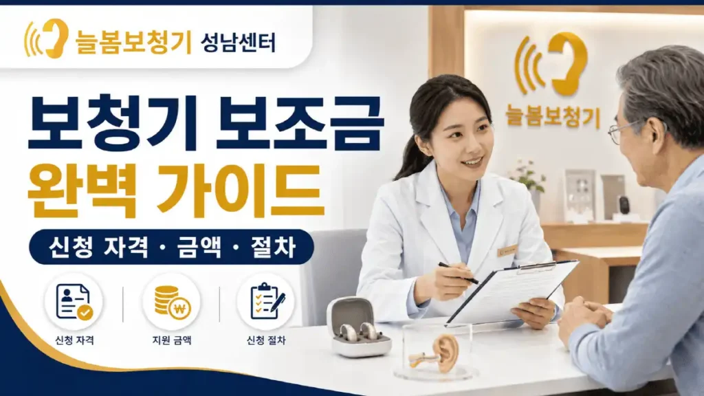보청기 보조금 가이드