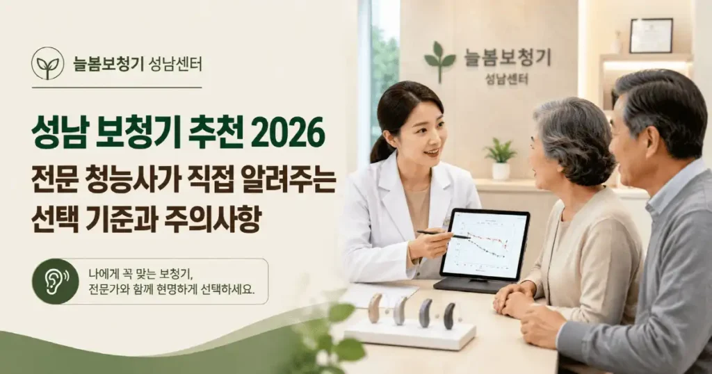 성남보청기 추천