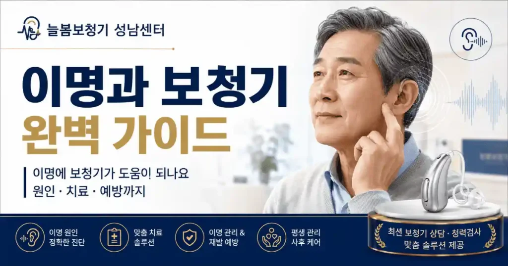 이명과 보청기 완벽가이드