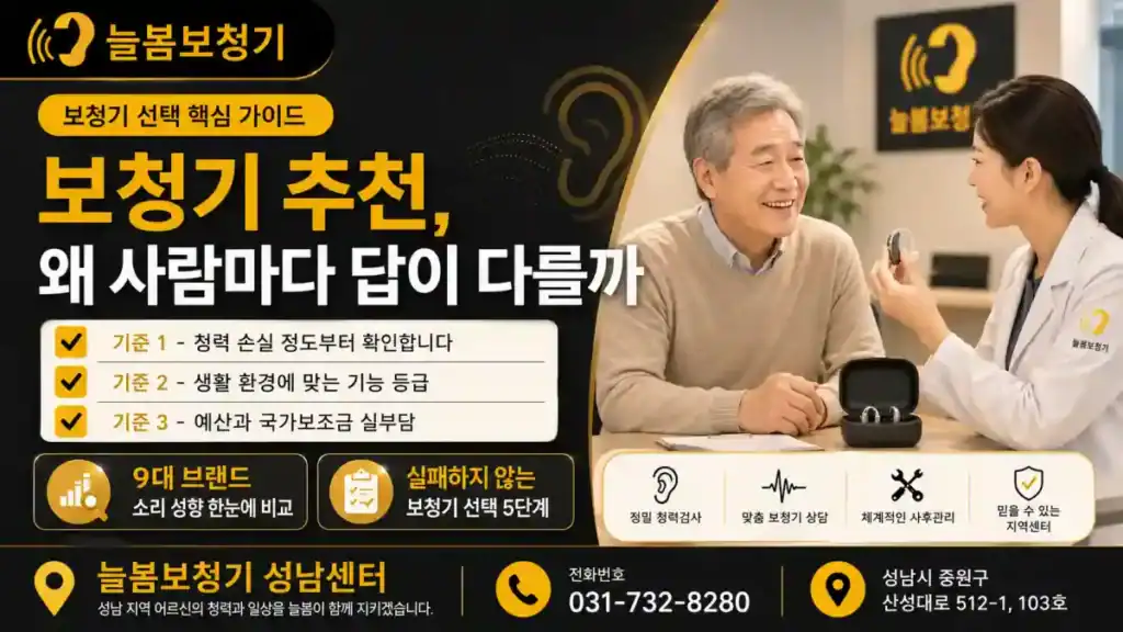 2026 보청기추천 가이드