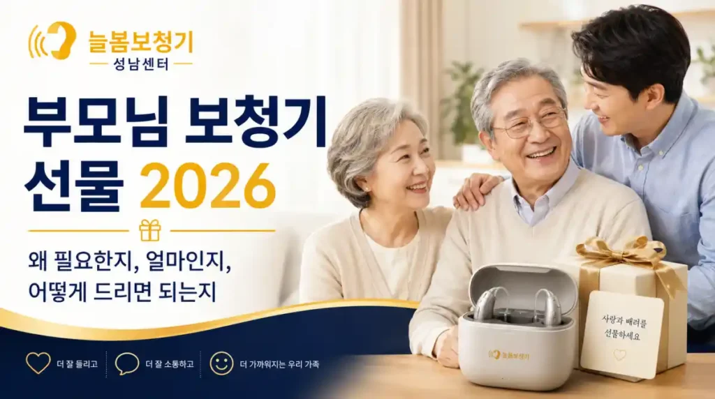 부모님 보청기 선물